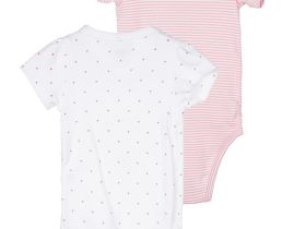 Боди детское трикотажное для девочек, 2 шт в комплекте