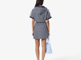 Женское платье-худи Lacoste Jacquard Monogram