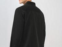 Рубашка из микровельвета, Коричневый