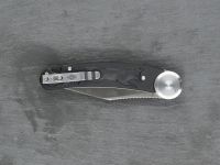 Складной нож Перемен Лисичка, сталь 8Cr14MoV, рукоять FRN, черный