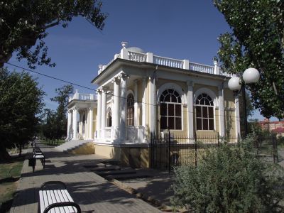 Павильон городского катка на пруду 17-й пристани (планетарий с 1959 г.), 1955 г.