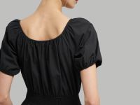 Платье миди с эластичным поясом