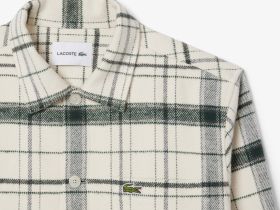 Мужская фланелевая рубашка-куртка Lacoste