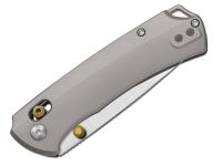 Складной нож Kizer T1 CD, сталь M390, рукоять титан, серый