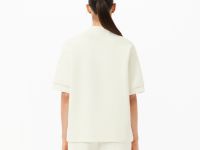 Женское поло Lacoste из смеси эластичного органического хлопка