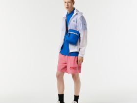 Мужское поло Lacoste PARIS стандартного кроя