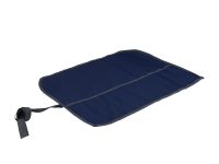 Пенал-скрутка для кистей "Невская палитра", ПВХ, 50х40 см, тёмно-серый/синий