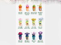 DK021-6 Конструктор Арт-стакан: Орхидея