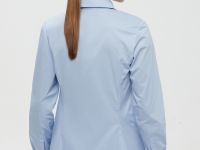 Рубашка из хлопка полуприлегающего силуэта