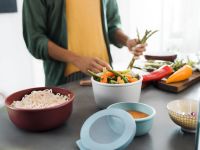 Mepal Набор контейнеров высоких, 4 предмета Nordic Black Cirqula Mepal