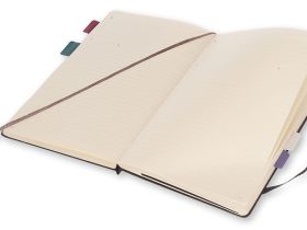 Записная книжка в линейку Moleskine "Professional" Large, 130х210 мм 240 стр, обложка черная