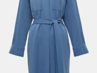 Платье сафари с нагрудными карманами и поясом