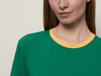 Футболка из хлопка с контрастной окантовкой