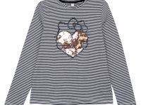 Фуфайка трикотажная для девочек (футболка с длинными рукавами)