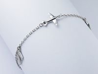 Браслет из серебра с бриллиантами э0601бр04202971