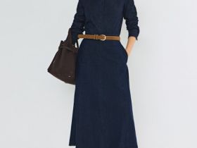 Джинсовая рубашка, Синий