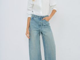 Рубашка из хлопка, Белый