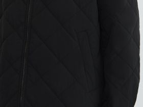 Лёгкая утеплённая куртка, Черный