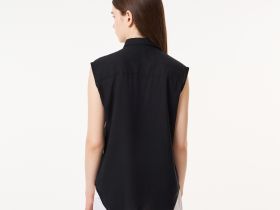 Женская рубашка Lacoste из льна и тенселя