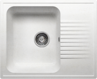 Мойка KOMFORT 1B LR W 610*500 WHITE