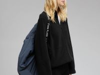 Пуховик с воротником-стойкой и съемным капюшоном