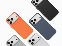 Чехол-накладка Keephone Peekaboo MagSafe для Apple iPhone 17 Pro Max искусственная кожа (синий)