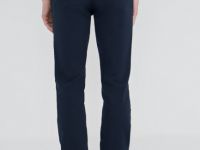 Брюки «5 карманов» Slim из твила, Синий