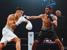 Боксёр из Якутии Михаил Варламов победил в главном бою «Битвы за контракт»