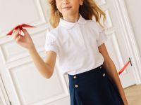 Футболка поло для девочки