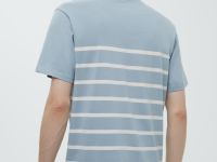 Футболка из хлопка в полоску