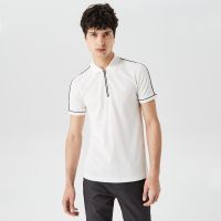 Мужское поло Lacoste приталенного кроя