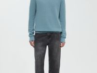 Джемпер из хлопка прямого кроя