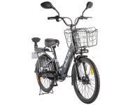 Электровелосипед Eltreco Green City e-Alfa New, год 2024, цвет Коричневый