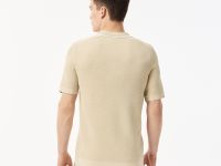 Мужское вязаное поло Lacoste из вискозы