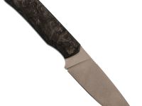 Шейный нож "Городской", сталь N690, рукоять карбон