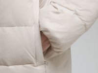 Пуховое пальто со съемным капюшоном