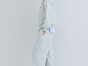 Джоггеры из мягкого трикотажа, Серый