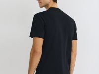 Футболка в рубчик, Черный