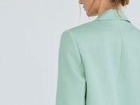 Однобортный жакет, Зеленый