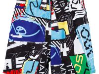 Шорты текстильные плавательные для мальчиков, средней длины