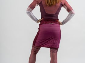 *Юбка NONAME SKI SKIRT 24 WINE RED/DK RASBERRY WOS