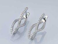 Серьги из белого золота э4712сг10200659