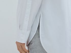 Рубашка из хлопка, Белый