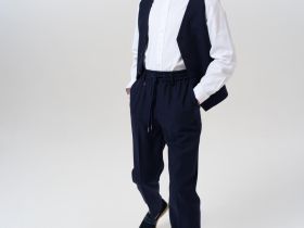 Комплект текстильный для мальчиков: брюки, жилет