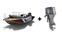 Комплект Алюминиевая лодка (катер) Mikatsu (Микатсу) 470 (Z43) Sport + мотор Mikatsu MF40FEL-T-EFI