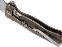 Нож складной LionSteel SR22 B (BRONZE) Mini, сталь Uddeholm Sleipner® Satin, рукоять титан по технологии Solid®, бронзовый