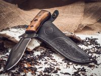 Нож Армейский, сталь У8 с антибликовым покрытием, рукоять венге