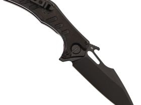 Складной нож НОКС Мангуст 2С Black, сталь D2, рукоять G10