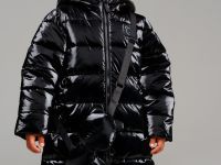 Пальто текстильное с полиуретановым покрытием для девочек