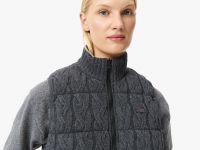 Женский утепленный двусторонний жилет Lacoste